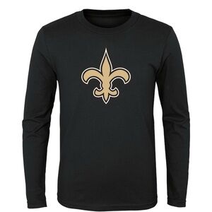 New Orleans Saints long  Sleeve Shirt size L kids